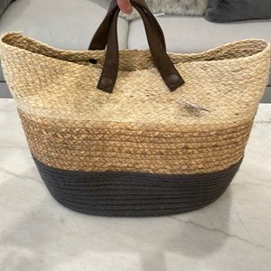 Woven Basket Bag